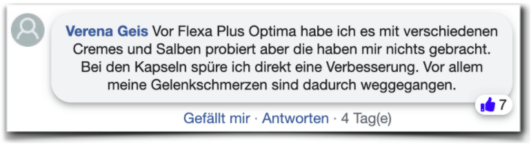 Flexa Plus Optima Erfahrungen Bewertungen facebook