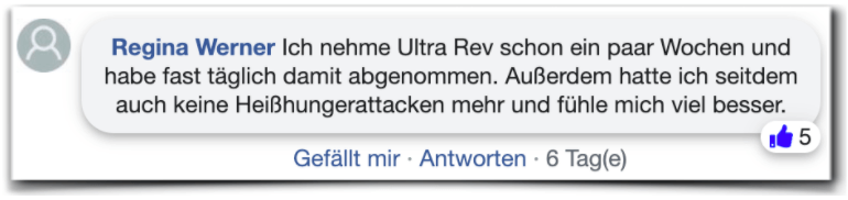 Ultra Rev Erfahrung Erfahrungsbericht facebook