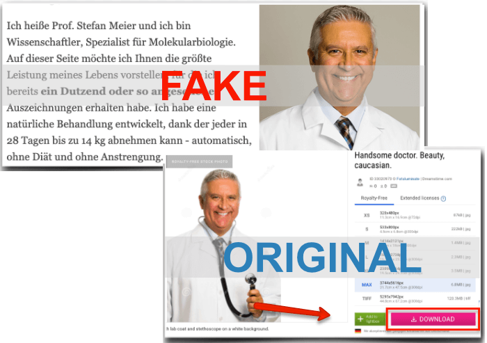 Vanefist Neo Fake Arztbericht