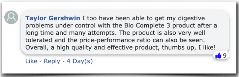 Bio Complete 3 experience experiences customer review