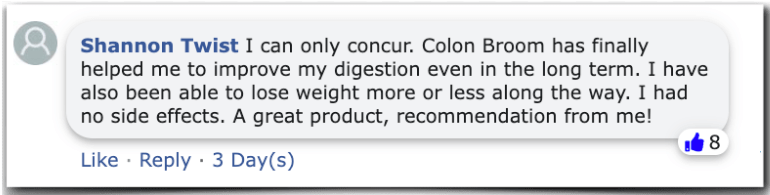 Colon Broom experience experiences customer review