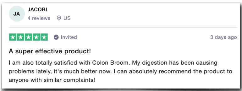 Colon Broom experiences customer experiences review customer report