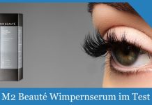 m2 beaute eyelash activating serum wimpernserum test bewertung